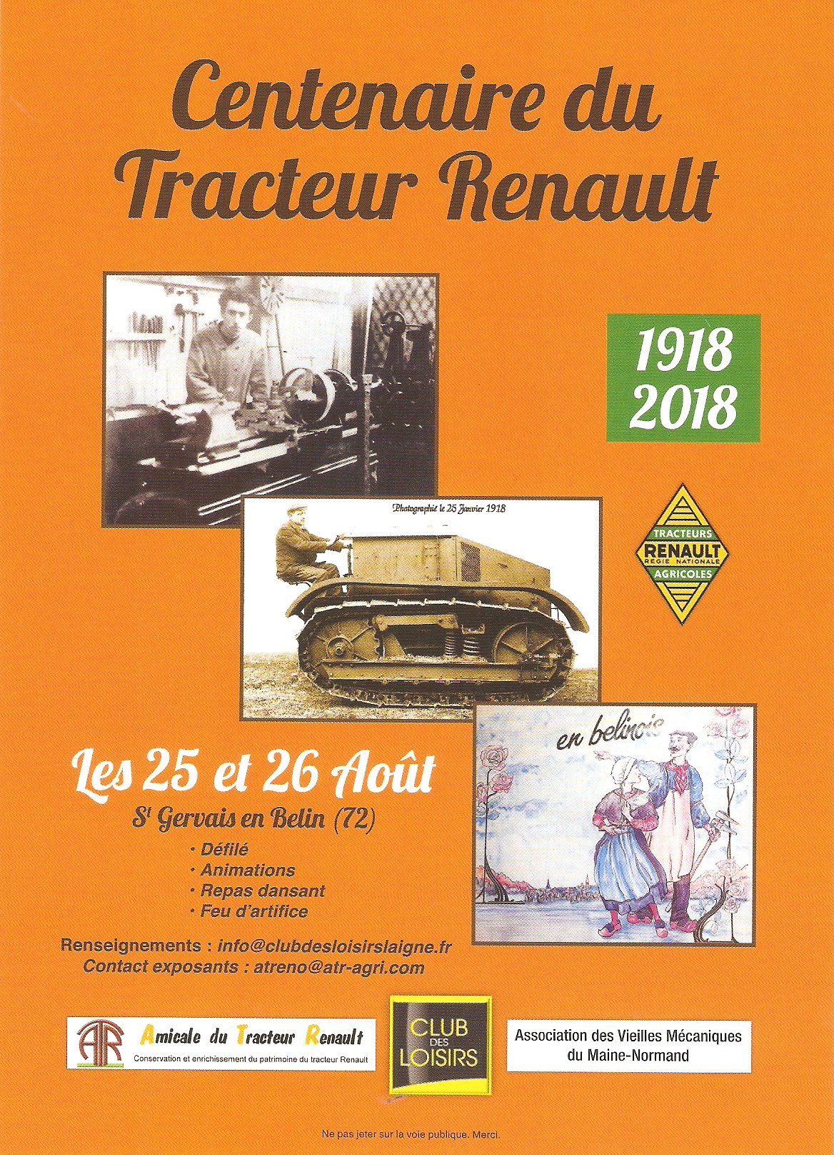 affiche tracteurs